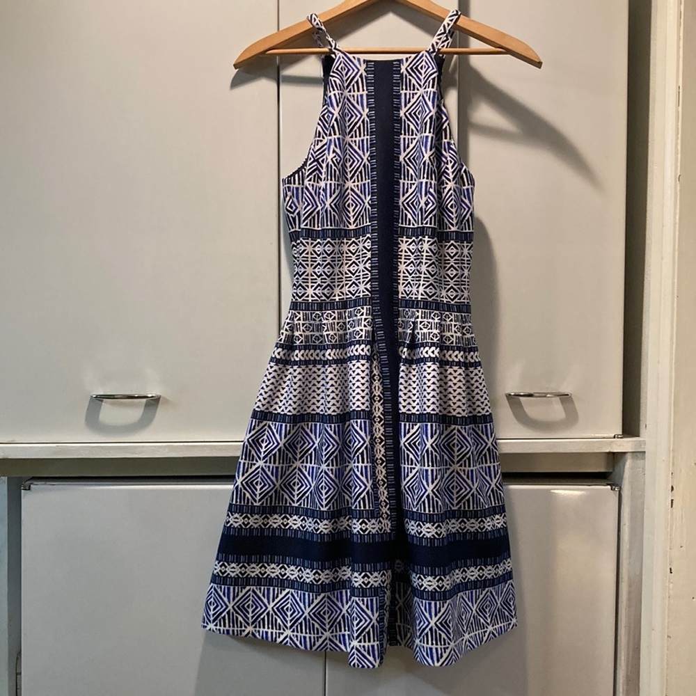Vince Camuto blue and white dress!